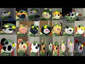 Piggy Ex Outpost: All stunned soldiers and rest of the updated designed soldiers by ‪@KitsuneAubrey‬