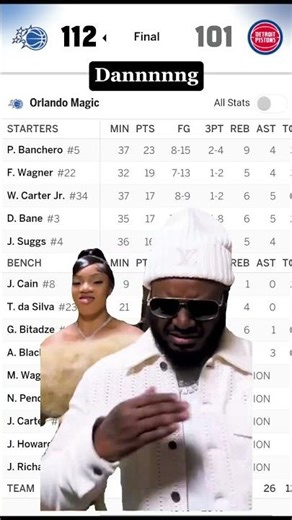 Orlando Magic beat the Detroit Pistons 2026 Playoffs Game 1 Round 1