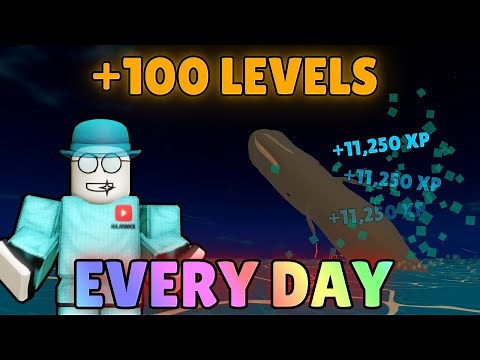 The FASTEST Leveling Method In Fishing Simulator🐟
