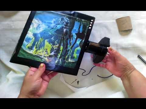 tutorial computadora de carton cardboard model computer