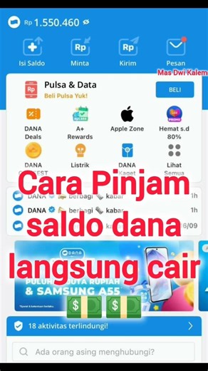 Pinjam Saldo DANA Tanpa Dana Paylater Dana Cicil | Cara Pinjam Uang di Dana | Pinjol Mudah Cair 2026
