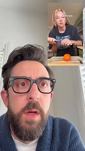 i love fruit life hacks 🍊 #reaction #lifehacks #foodhacks #comedy #reels | Adam Rose