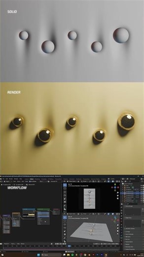 Dynamic Paint Physics in Blender is pure Design! #blender3d #design3d #digitaldesign #visualdesign