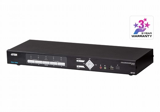 4-Port USB DVI Multi-View KVMP™ Switch - CM1164A, ATEN Desktop KVM Switches