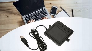 Zunate Wired USB Touchpad, High Sensitivity Portable Trackpad for Laptop and Desktop, Mini External USB Touchpad Trackpad with 2 for 10, 8,7