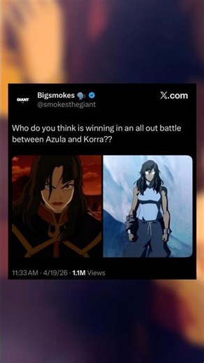 Korra vs Azula who wins?