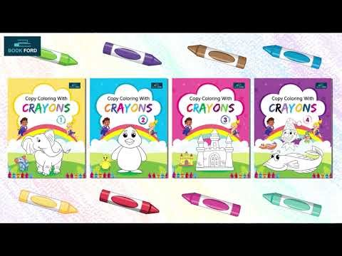 Copy Coloring with Crayons for Kids | Fun Learning & Creativity | BOOKFORD Coloring Book Series