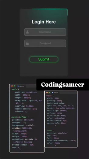 ✨ Create animation effect with HTML & CSS! 🌈 #NeonEffect #HTML #CSS #TextAnimation #ViralContent #InstaMagic #CreativeDesign #WebDesign #GlowUp | Coding Sameer
