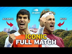 First Major! | Carlos Alcaraz vs. Casper Ruud | Iconic Full Match | 2022 US Open Final