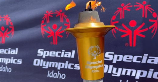 Law enforcement helps bring the Special Olympics torch through Idaho