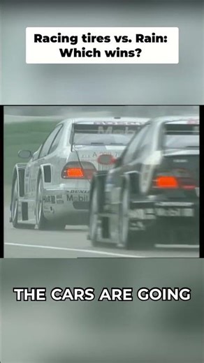 Racing in HEAVY Rain with WRONG Tires! #racing #fail #tires