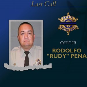 Officer Pena's last call: Yesterday, we laid to rest Detention Officer Rodolfo "Rudy" Pena, who passed away just two weeks before his 20-year anniversary with the Maricopa County Sheriff's Office. Rudy, you will never be forgotten. The MCSO and community lost a great servant, father, brother and friend. Officer Pena, may you rest in peace. | Maricopa County Sheriff's Office