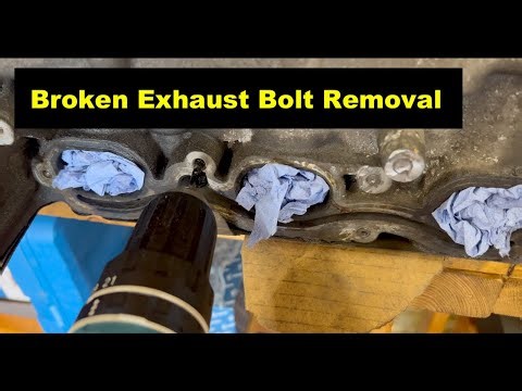Porsche Broken Exhaust Bolt Removal 986 987 996 997