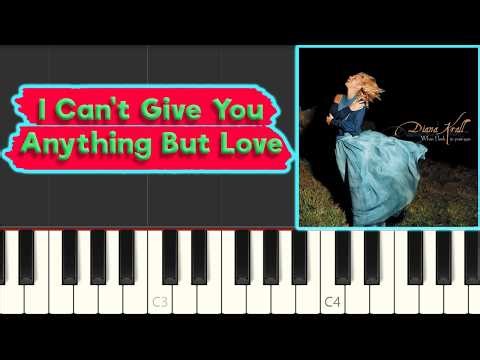 Diana Krall - I Can't Give You Anything But Love - Jazz Piano Tutorial