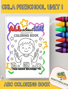 All About Me Coloring Book: Preschool & Kindergarten Activity (PDF) - Etsy Canada
