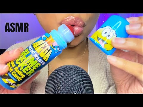 ASMR | Toxic Waste Slime Licker Candy, Sour Candy 👅