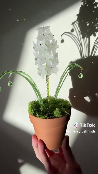 Beaded Lily of the Valley and Hyacinth Tutorial