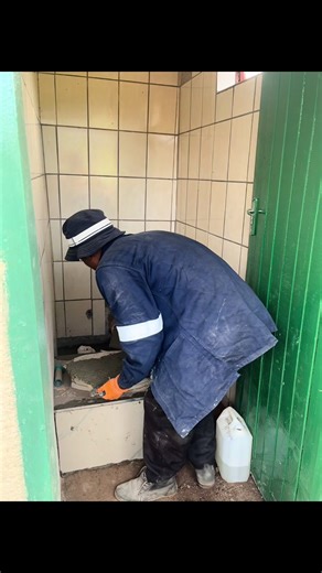 Applying Porcelain to a Pit Toilet Seat