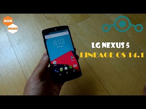 Flash Lineage OS 14.1 LG Google Nexus 5 Android 7.1.2 Nougat