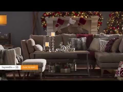 Rustic Luxe Holiday Living Room | hayneedle.com
