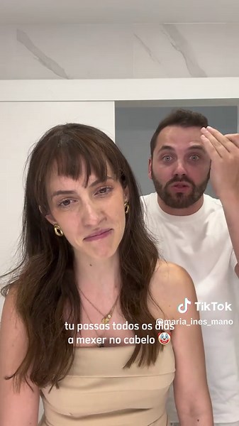 Passo mal de rir: Chateando o Marido com Franja Falsa