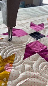 Actual Speed quilting •Daisy Dream•digital panto available at www.sewshabbypantos.com | Sew Shabby Quilting