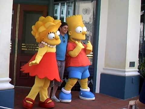 Bart and Lisa Simpson...