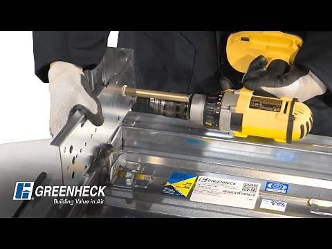 Greenheck - Damper External to Internal Actuator Conversion Installation
