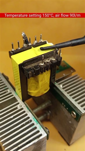 total remove dismantle switching ferrite core transformer