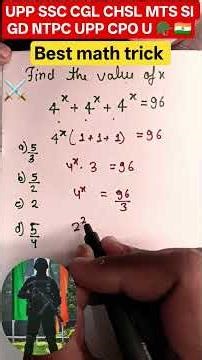 find the value of x short solution math tricks # short #maths # #mathway #shortvideo