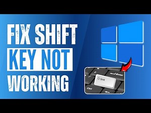 How to Fix Shift Key NOT Working in Windows 11