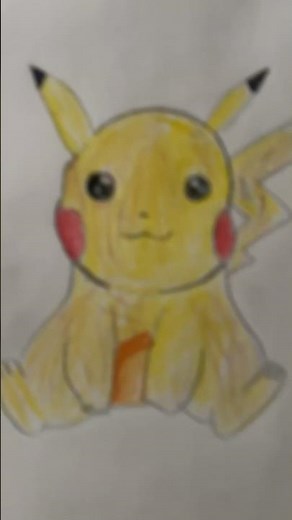 Realistic Pikachu drawing like and subscribe❤️🔥