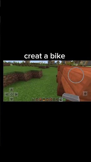 creat a bike in Minecraft