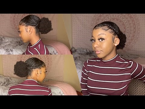 Tutorial | Flat Twist Bun on Natural Hair