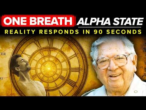 Jose Silva's Secret - The One Breath That Enters Alpha State in 90 Seconds