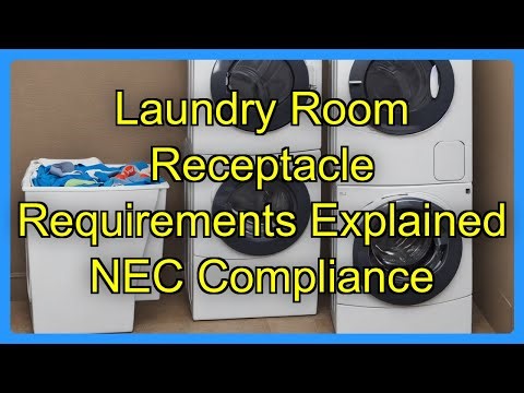 Laundry Room Receptacle Requirements Explained NEC Compliance