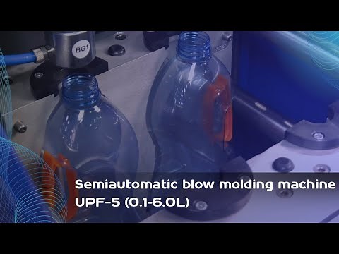 Semiautomatic blow molding machine | UPF-5 | up to 800 BPH (0.1–6.0L) - PET bottle production