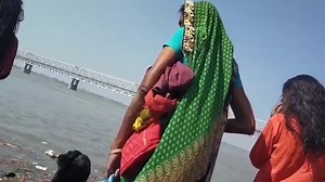 Ganga Sangam Dev ghat pooja Ganga pooja | Open bath