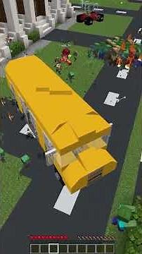 I Built DOOMSDAY BUS for Zombie Apocalypse in #minecraft #lodicraft #omocraft #minecraftmemes