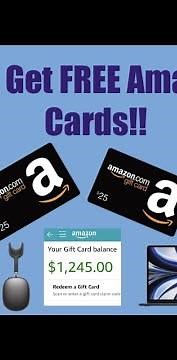 How To Get Free Amazon Gift Cards 2022!! *Best Working Method*