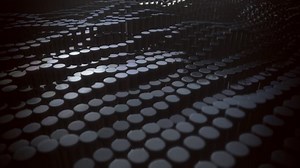 Metal, Wave, Abstract. Free Stock Video