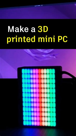 Looking for a fun AND useful end of semester project for students? Check out this 3D printed RGB mini PC by Mukesh_Sankhla on Instructables, designed and made using Autodesk Fusion. Get free files, code and Instructables at the link: https://autode.sk/4pA7GIA #TeachWithAutodesk #MakeAnything | Autodesk Education