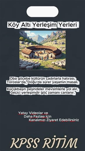 Kpss Coğrafya Köy Altı Yerleşim Yerleri #kpss #kpss2026 #kpsscoğrafya