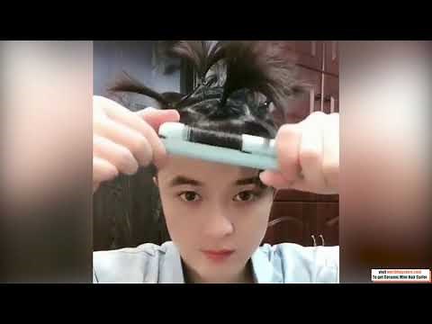 Ceramic Mini Hair Curler Demo 2021- Does it work？