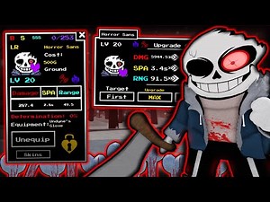 [🎃EVENT] Horror Sans Unit [Showcase] [Undertale Adventures]
