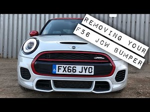 Mini F56 How to remove the JCW front bumper John Cooper Works 2014 onwards