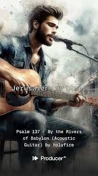 Psalm 137 - By the Rivers of Babylon (Acoustic Guitar)