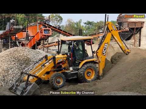 JCB Backhoe Amazing Work on Sandy Place | JCB 3DX Working Video