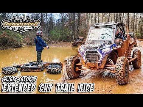 Slick + Sloppy Georgia Clay in Durhamtown - Feature Length Trail Ride - SXS/UTV Trail Vlog 014
