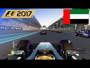 F1 2017 - 100% Race at Yas Marina Circuit, Abu Dhabi in Hamilton's Mercedes
